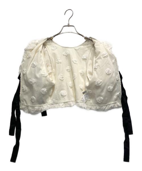 CLANE（クラネ）CLANE (クラネ) W FACE CLOUD PUFF SLEEVE TOPS ホワイト サイズ:１の古着・服飾アイテム
