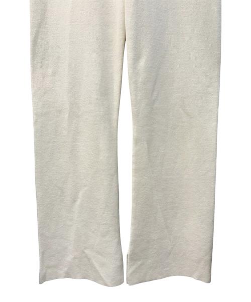 MUSE de Deuxieme Classe（ミューズ ドゥーズィエム クラス）MUSE de Deuxieme Classe (ミューズ ドゥーズィエム クラス) URBAN SemiFlare パンツ ホワイト サイズ:38の古着・服飾アイテム