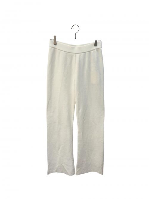 MUSE de Deuxieme Classe（ミューズ ドゥーズィエム クラス）MUSE de Deuxieme Classe (ミューズ ドゥーズィエム クラス) URBAN SemiFlare パンツ ホワイト サイズ:38の古着・服飾アイテム
