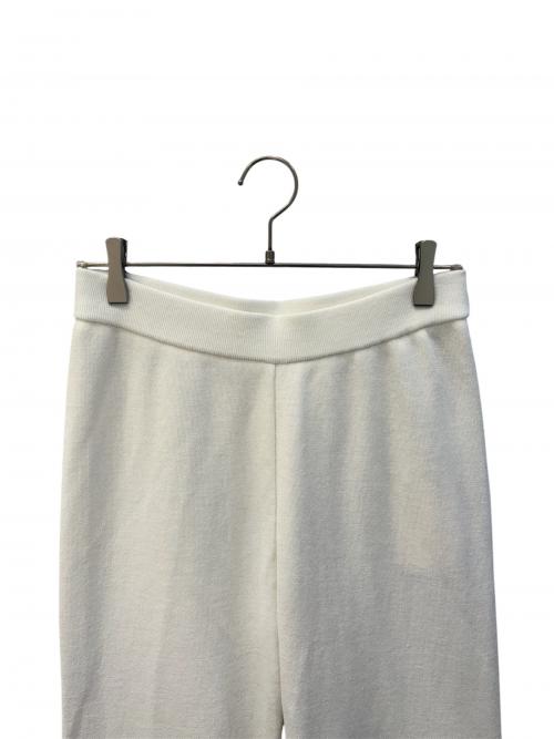 MUSE de Deuxieme Classe（ミューズ ドゥーズィエム クラス）MUSE de Deuxieme Classe (ミューズ ドゥーズィエム クラス) URBAN SemiFlare パンツ ホワイト サイズ:38の古着・服飾アイテム