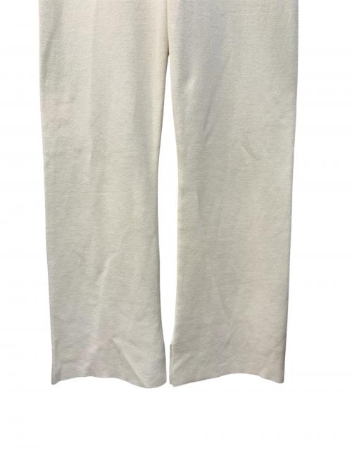 MUSE de Deuxieme Classe（ミューズ ドゥーズィエム クラス）MUSE de Deuxieme Classe (ミューズ ドゥーズィエム クラス) URBAN SemiFlare パンツ ホワイト サイズ:38の古着・服飾アイテム
