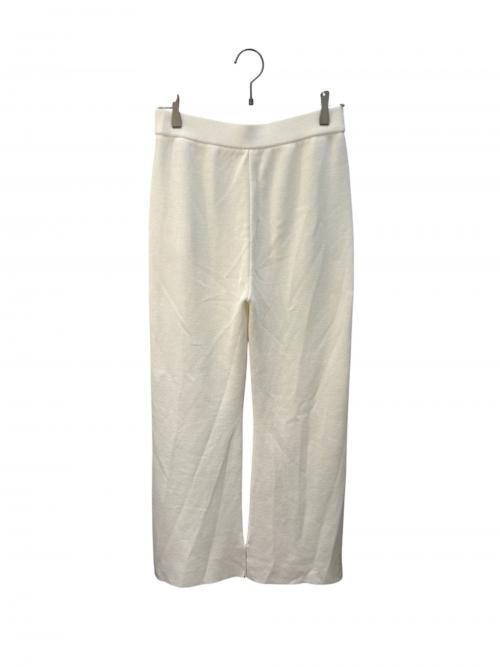 MUSE de Deuxieme Classe（ミューズ ドゥーズィエム クラス）MUSE de Deuxieme Classe (ミューズ ドゥーズィエム クラス) URBAN SemiFlare パンツ ホワイト サイズ:38の古着・服飾アイテム