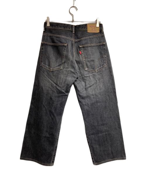 Hysteric Glamour（ヒステリックグラマー）Hysteric Glamour (ヒステリックグラマー) ルーズストレートデニムパンツ ブラック サイズ:28の古着・服飾アイテム