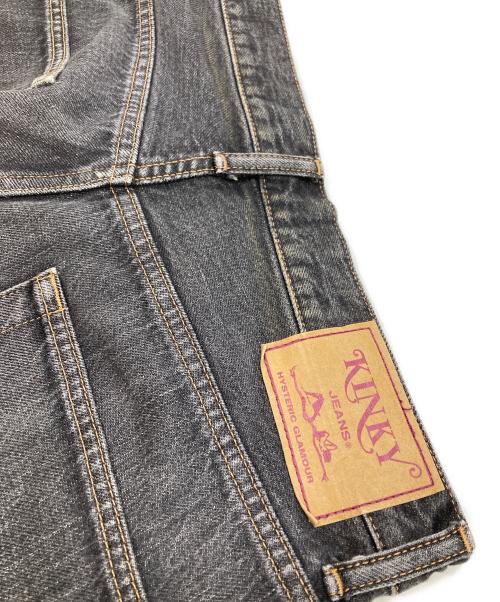 Hysteric Glamour（ヒステリックグラマー）Hysteric Glamour (ヒステリックグラマー) ルーズストレートデニムパンツ ブラック サイズ:28の古着・服飾アイテム
