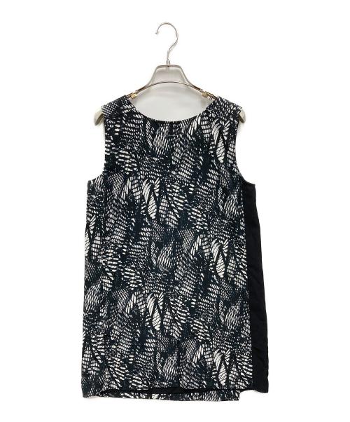 MM6 Maison Margiela（エムエムシックスメゾンマルジェラ）MM6 Maison Margiela (エムエムシックスメゾンマルジェラ) ノースリーブワンピース ブラック サイズ:42の古着・服飾アイテム