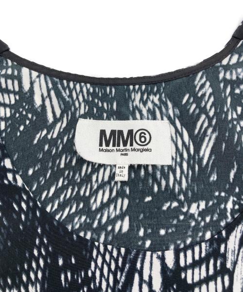 MM6 Maison Margiela（エムエムシックスメゾンマルジェラ）MM6 Maison Margiela (エムエムシックスメゾンマルジェラ) ノースリーブワンピース ブラック サイズ:42の古着・服飾アイテム