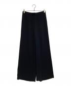 theory luxeセオリーリュクス）の古着「バックサテンワイドパンツ」｜ブラック