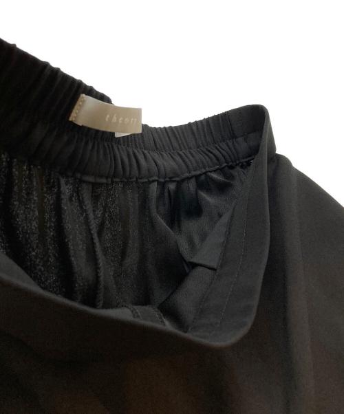 theory luxe（セオリーリュクス）theory luxe (セオリーリュクス) バックサテンワイドパンツ ブラック サイズ:SIZE 42の古着・服飾アイテム