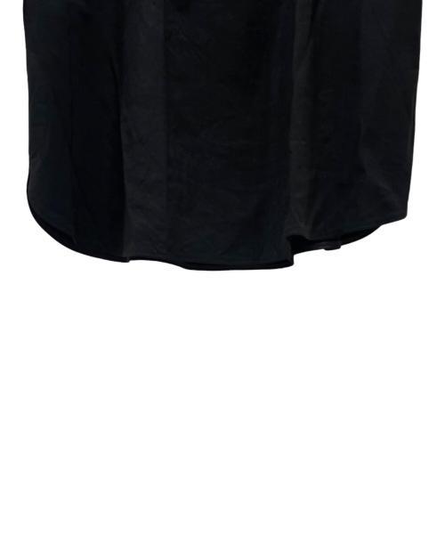 theory luxe（セオリーリュクス）theory luxe (セオリーリュクス) リネンブレンドショートスリーブタックTブラウス ブラック サイズ:40の古着・服飾アイテム