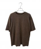 MUSE de Deuxieme Classeミューズ ドゥーズィエム クラス）の古着「URBAN クルーネック Tシャツ」｜ブラウン