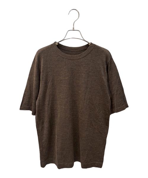 MUSE de Deuxieme Classe（ミューズ ドゥーズィエム クラス）MUSE de Deuxieme Classe (ミューズ ドゥーズィエム クラス) URBAN クルーネック Tシャツ ブラウン サイズ:FREEの古着・服飾アイテム