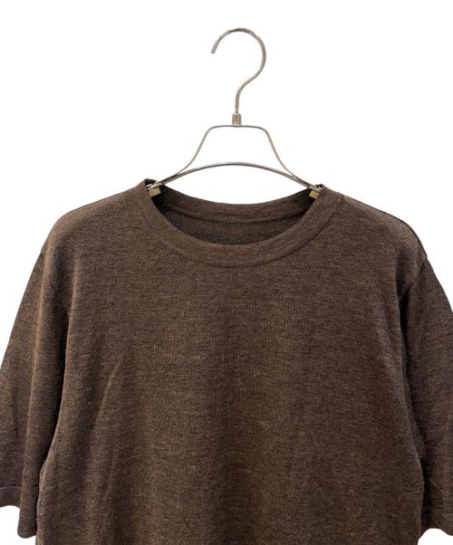 MUSE de Deuxieme Classe（ミューズ ドゥーズィエム クラス）MUSE de Deuxieme Classe (ミューズ ドゥーズィエム クラス) URBAN クルーネック Tシャツ ブラウン サイズ:FREEの古着・服飾アイテム