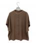 theory luxe (セオリーリュクス) バンドカラーシャツ ブラウン サイズ:40：8000円