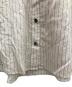 中古・古着 DRESSTERIOR (ドレステリア) ボリュームスリーブストライプブラウス ベージュ サイズ:34 未使用品：5000円