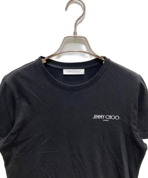JIMMY CHOO（ジミーチュウ）JIMMY CHOO (ジミーチュウ) プリントTシャツ ブラック サイズ:Sの古着・服飾アイテム