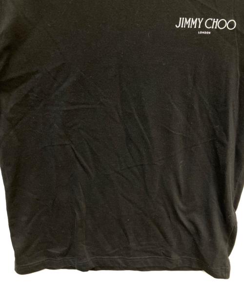 JIMMY CHOO（ジミーチュウ）JIMMY CHOO (ジミーチュウ) プリントTシャツ ブラック サイズ:Sの古着・服飾アイテム