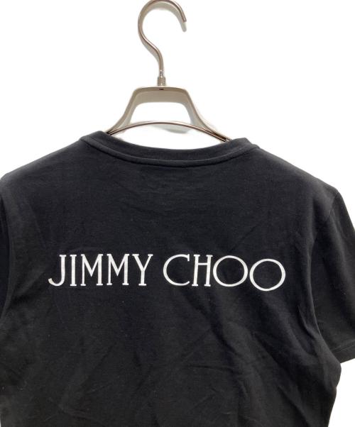 JIMMY CHOO（ジミーチュウ）JIMMY CHOO (ジミーチュウ) プリントTシャツ ブラック サイズ:Sの古着・服飾アイテム