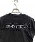 中古・古着 JIMMY CHOO (ジミーチュウ) プリントTシャツ ブラック サイズ:S：7000円