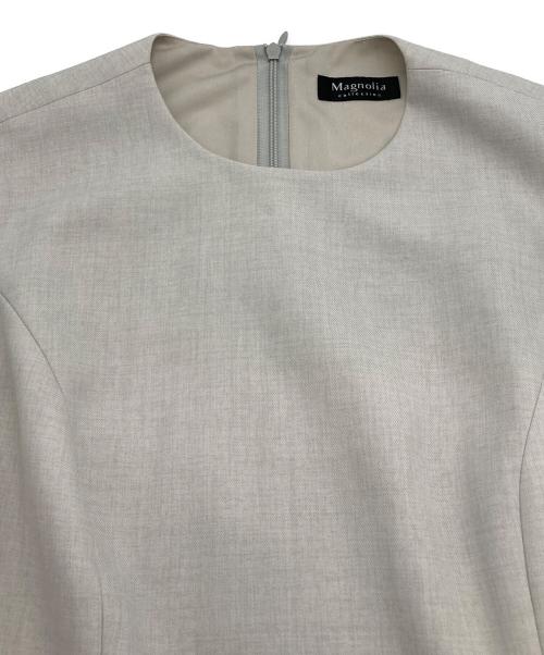 Magnolia collection（マグノリアコレクション）Magnolia Collection (マグノリアコレクション) ノースリーブワンピース グレー サイズ:SIZE 36の古着・服飾アイテム