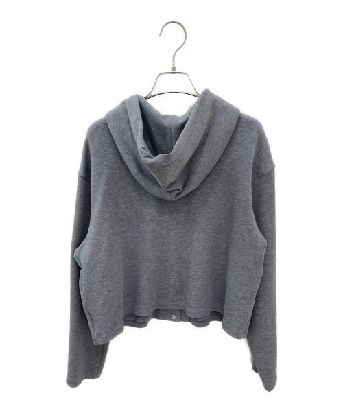 theory（セオリー）theory (セオリー) Knit Double Hood Jacket グレー サイズ:Sの古着・服飾アイテム