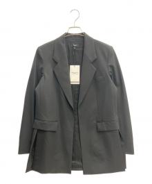theory（セオリー）の古着「ストレッチウールスリットジャケット」｜ブラック