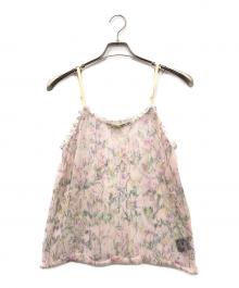 ODAKHA（オダカ）の古着「sugar print knit camisole」｜ピンク