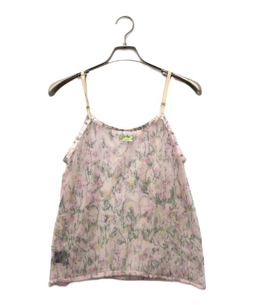 ODAKHA（オダカ）ODAKHA (オダカ) sugar print knit camisole ピンク サイズ:FREEの古着・服飾アイテム