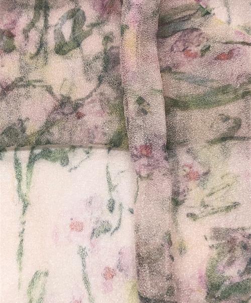 ODAKHA（オダカ）ODAKHA (オダカ) sugar print knit camisole ピンク サイズ:FREEの古着・服飾アイテム