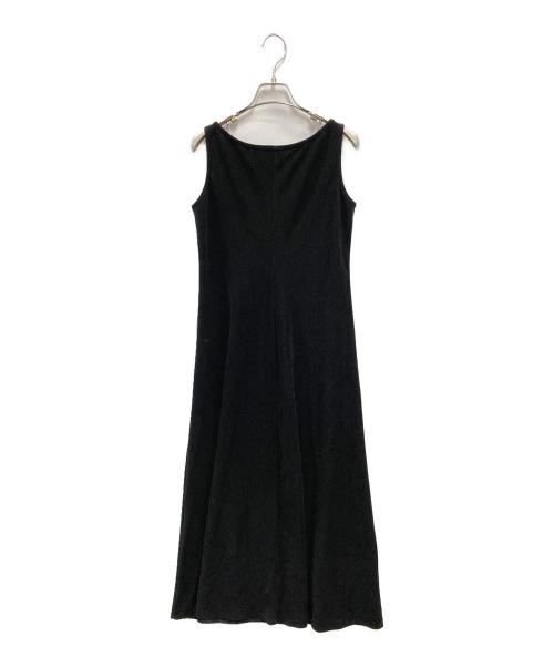 yohji yamamoto+noir（ヨウジヤマモトプリュスノアール）yohji yamamoto+Noir (ヨウジヤマモトプリュスノアール) ノースリーブワンピース ブラック サイズ:2の古着・服飾アイテム