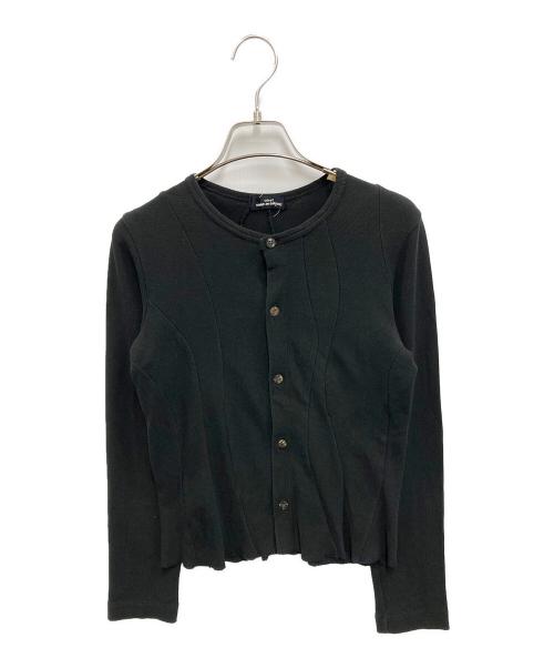tricot COMME des GARCONS（トリココムデギャルソン）tricot COMME des GARCONS (トリココムデギャルソン) コットンカーディガン ブラック サイズ:記載無しの古着・服飾アイテム