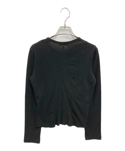 tricot COMME des GARCONS（トリココムデギャルソン）tricot COMME des GARCONS (トリココムデギャルソン) コットンカーディガン ブラック サイズ:記載無しの古着・服飾アイテム