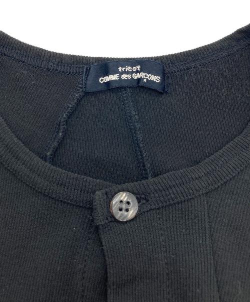 tricot COMME des GARCONS（トリココムデギャルソン）tricot COMME des GARCONS (トリココムデギャルソン) コットンカーディガン ブラック サイズ:記載無しの古着・服飾アイテム