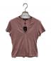 GUCCI（グッチ）の古着「VネックTシャツ」｜ピンク