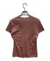 GUCCI (グッチ) VネックTシャツ ピンク サイズ:XS 未使用品：5000円
