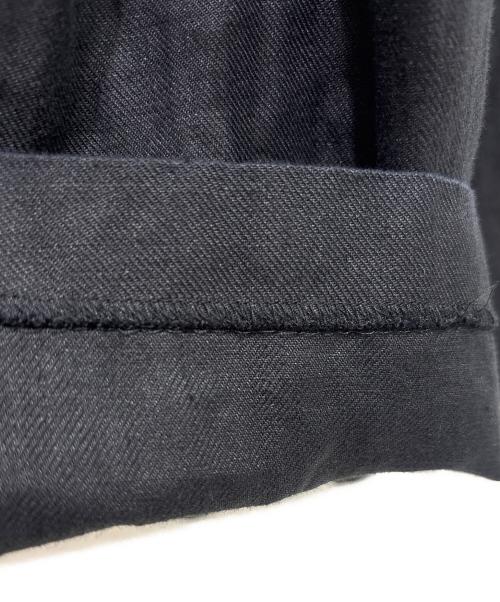 MUSE de Deuxieme Classe（ミューズ ドゥーズィエム クラス）MUSE de Deuxieme Classe (ミューズ ドゥーズィエム クラス) LINEN LONG ギャザーワンピース/マキシノースリーブワンピース ブラック サイズ:-の古着・服飾アイテム