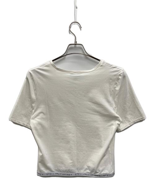 STELLA McCARTNEY（ステラマッカートニー）STELLA McCARTNEY (ステラマッカートニー) ロゴテープ Tシャツ ホワイト サイズ:Lの古着・服飾アイテム