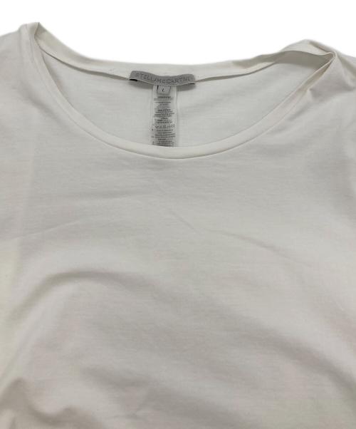 STELLA McCARTNEY（ステラマッカートニー）STELLA McCARTNEY (ステラマッカートニー) ロゴテープ Tシャツ ホワイト サイズ:Lの古着・服飾アイテム