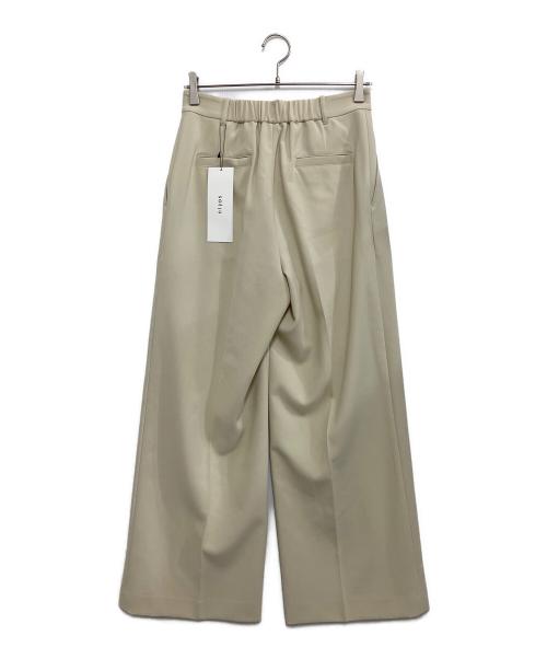SOEJU（ソージュ）SOEJU (ソージュ) ウールライクワイドパンツ ベージュ サイズ:L 未使用品の古着・服飾アイテム