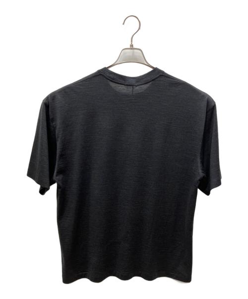 awasa（アワサ）awasa (アワサ) Super 100's wool t-shirts ダークグレー サイズ:3の古着・服飾アイテム