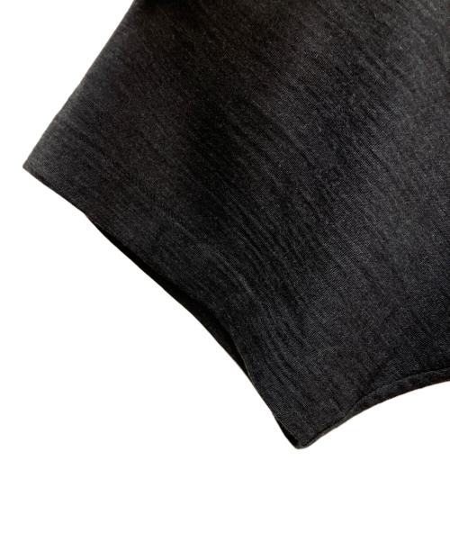 awasa（アワサ）awasa (アワサ) Super 100's wool t-shirts ダークグレー サイズ:3の古着・服飾アイテム