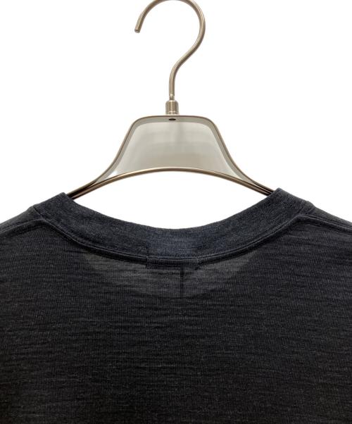 awasa（アワサ）awasa (アワサ) Super 100's wool t-shirts ダークグレー サイズ:3の古着・服飾アイテム