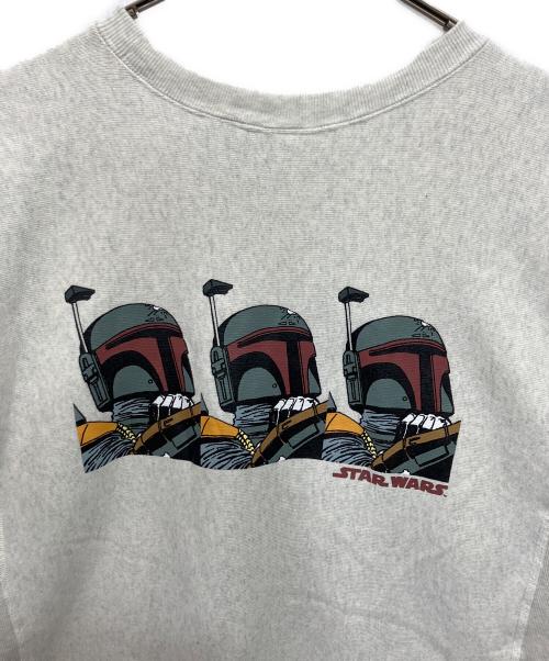 Champion REVERSE WEAVE（チャンピオン リバース ウィーブ）Champion REVERSE WEAVE (チャンピオン リバース ウィーブ) STAR WARS (スターウォーズ) ボバフェットスウェット アイボリー サイズ:XLの古着・服飾アイテム