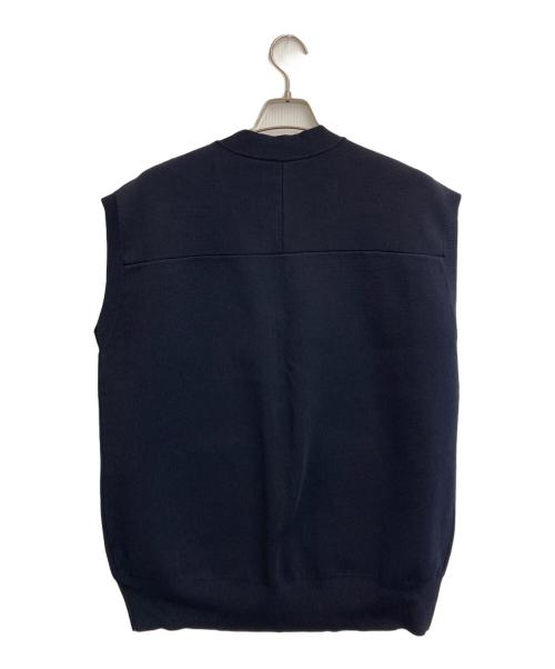 Venit（ヴェニット）Venit (ヴェニット) Noble (ノーブル) 26SS ニットベスト ネイビー サイズ:M 未使用品の古着・服飾アイテム