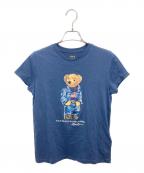 POLO RALPH LAURENポロ・ラルフローレン）の古着「ポロベアープリントTシャツ」｜ブラック