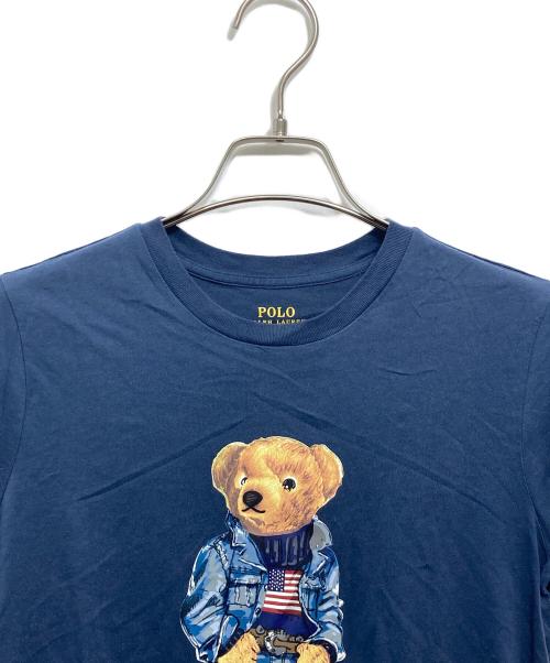 POLO RALPH LAUREN（ポロ・ラルフローレン）POLO RALPH LAUREN (ポロ・ラルフローレン) ポロベアープリントTシャツ ブラック サイズ:XSの古着・服飾アイテム