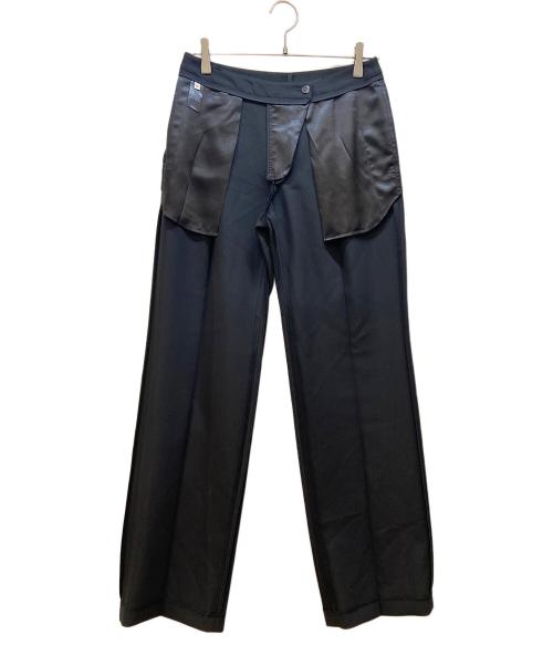 Harliehan（ハリーハン）Harliehan (ハリーハン) タックパンツ ブラック サイズ:Sの古着・服飾アイテム