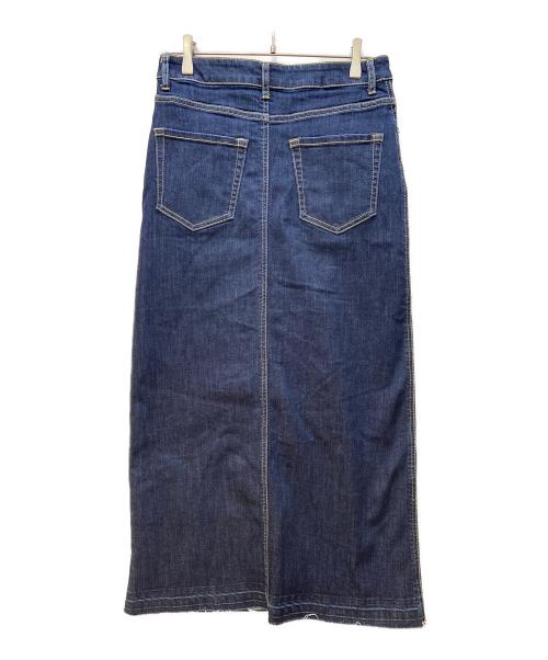 CADUNE（カデュネ）CADUNE (カデュネ) ビジュー付きタイトスカート インディゴ サイズ:38の古着・服飾アイテム