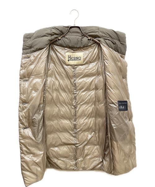 HERNO（ヘルノ）HERNO (ヘルノ) ダウンコート グレージュ サイズ:SIZE 40の古着・服飾アイテム