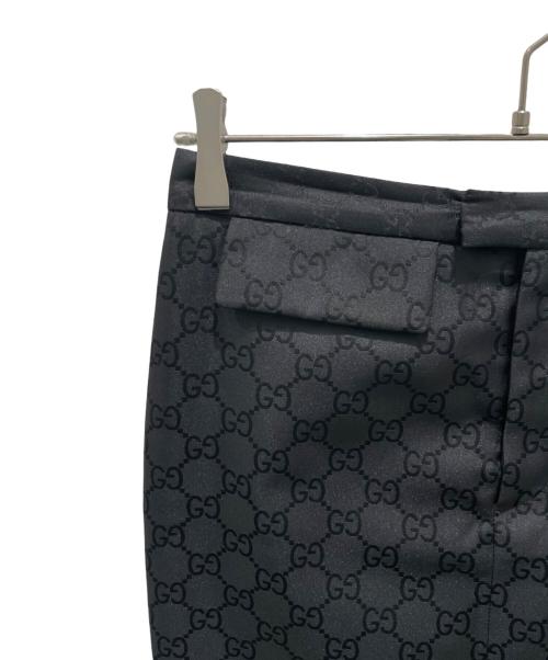 GUCCI（グッチ）GUCCI (グッチ) GG タイトスカート ブラック サイズ:38の古着・服飾アイテム