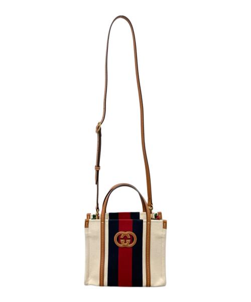 GUCCI（グッチ）GUCCI (グッチ) インターロッキングG 2WAYミニトートバッグ マルチカラー サイズ:-の古着・服飾アイテム